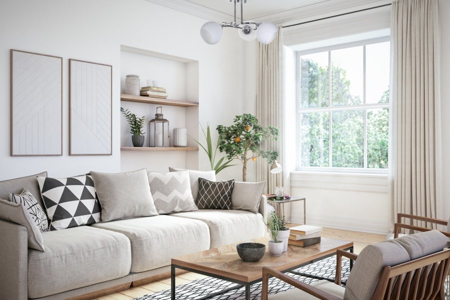 Activejet Klassisk loft lysekrone vedhng lampe IRMA nikkel nikkel triple 3xE27 til stuen #2