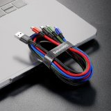 Kabel USB Baseus Fast 4in1 2xUSB-C / Lightning / Micro 3.5A 1.2m (sort) #3
