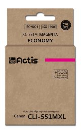 Actis KC-551M blk (Canon CLI-551M erstatning; Standard; 12 ml; rd) #1