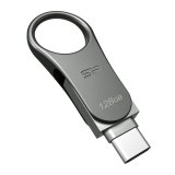 Silicon Power Mobile C80 USB-hukommelsespind 128 GB USB Type-A / USB Type-C 3.0 (3.1 Gen 1) Titanium #3