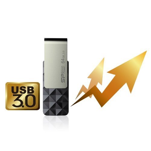 Silicon Power Blaze B30 64 GB USB Type-A 3.0 (3.1 Gen 1) hukommelsespind Sort #7