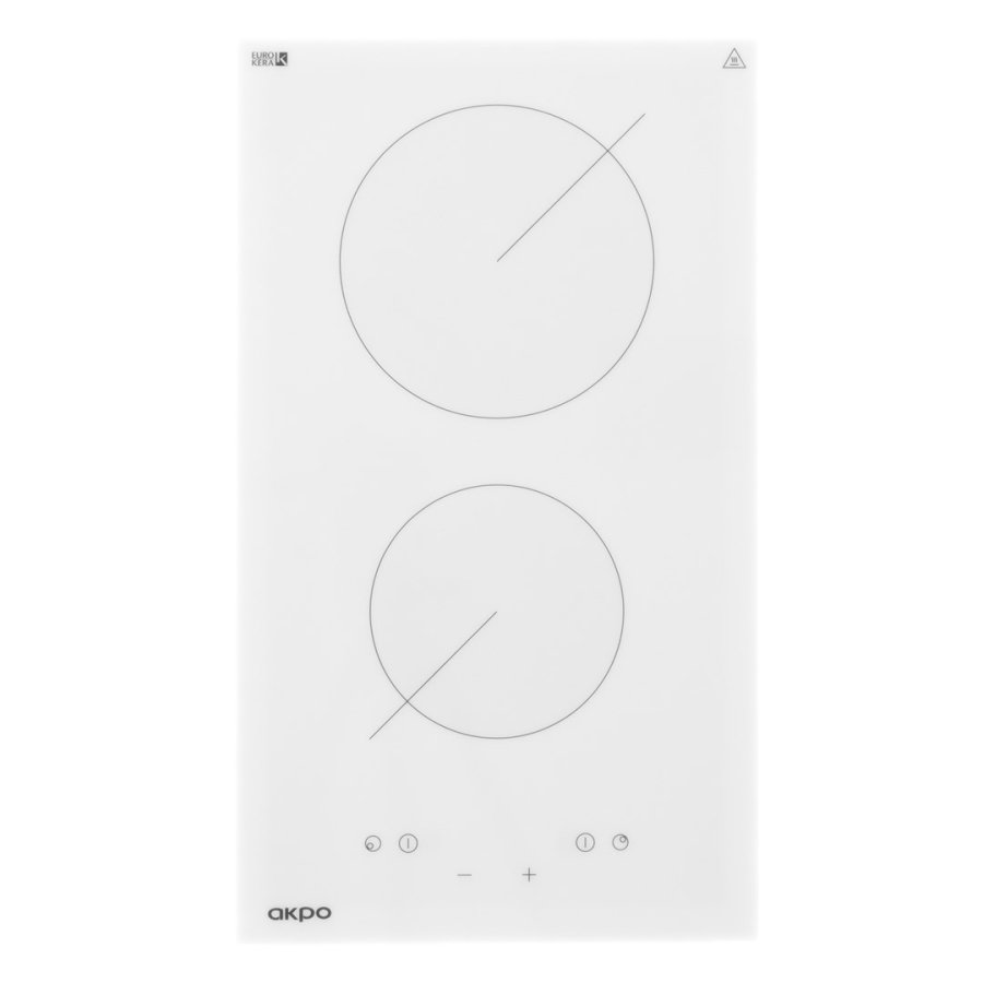 Keramisk kogeplade AKPO PKA 30 830/2 hvid #1