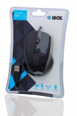 iBox i005 mus Ambidextrous USB Type-A Laser 1600 dpi #2