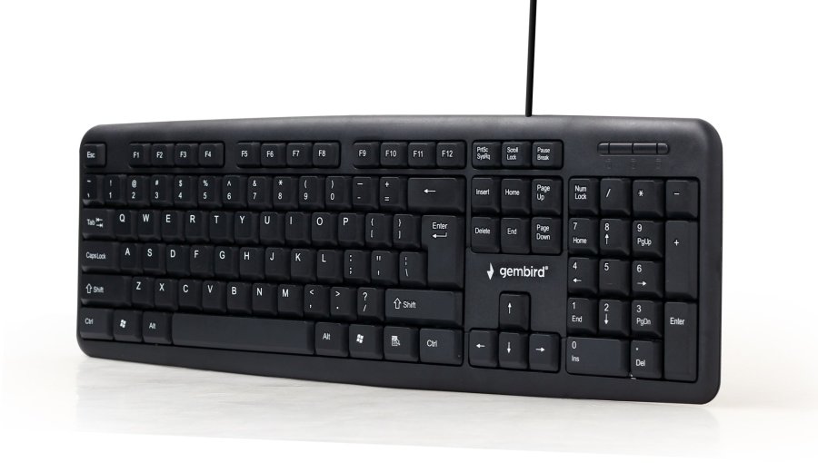 Gembird KB-U-103 tastatur USB US engelsk Sort #2
