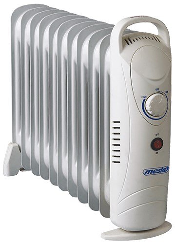 Mesko MS 7806 varmeapparat Olie elektrisk omrdevarmer Indendrs Hvid 1200 W #1
