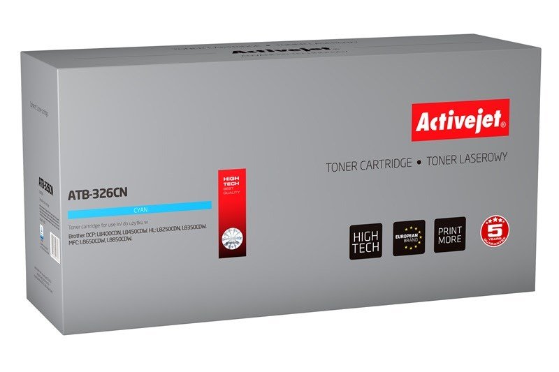 Activejet ATB-326CN (erstatning Brother TN-326C; Supreme; 3500 sider; bl) #1