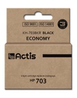 Actis KH-703BKR Blk (erstatning HP 703 CD887AE; Standard; 15 ml; sort) #1