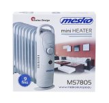 Mesko Home MS7805 Indendrs Hvid 1000 W Olie elektrisk omrdevarmer #6