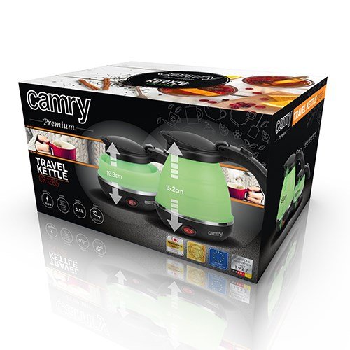 Camry Premium CR 1265 elkedel 0,5 L 750 W Sort, Grn #13