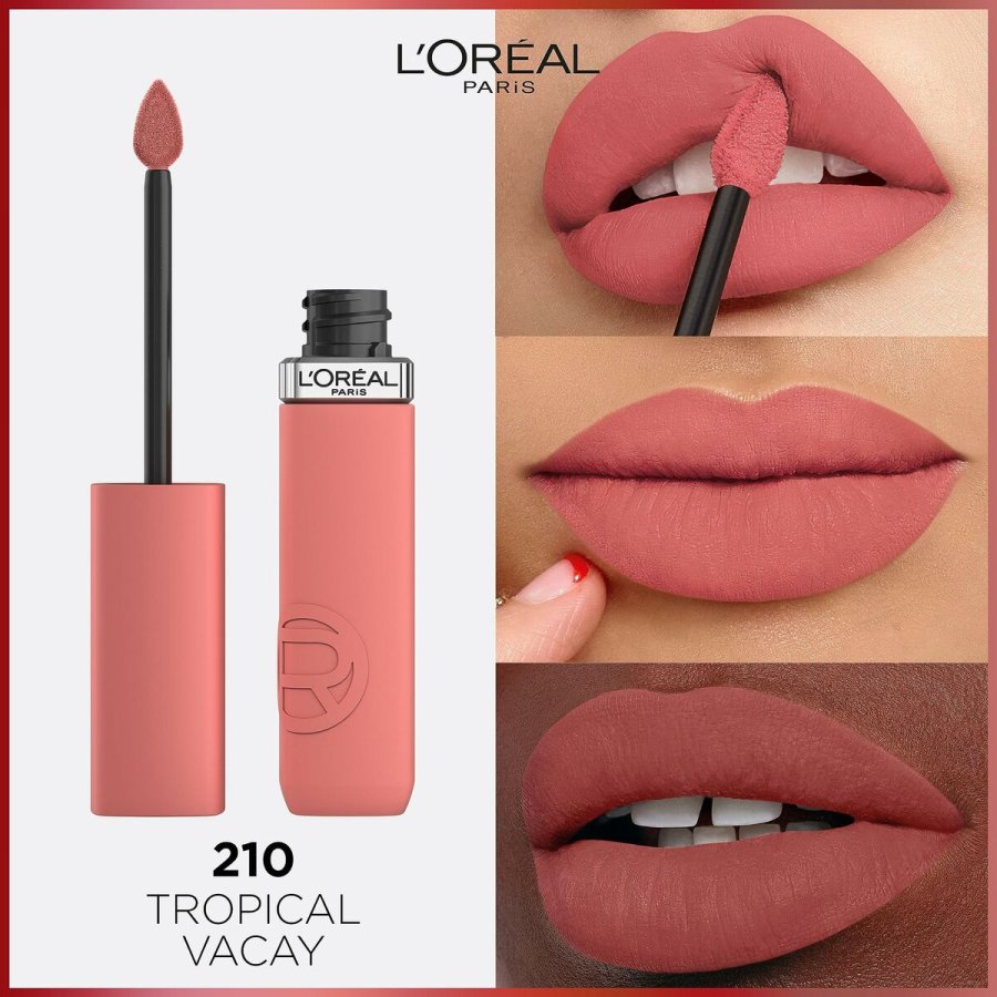 Flydende lbestift L'Oreal Make Up Infaillible Matte Resistance Tropical Vacay N 210 (1 enheder) #5