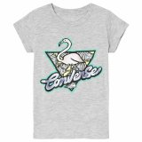 Brne Kortrmet T-shirt Converse Flamingo Lysegr #3