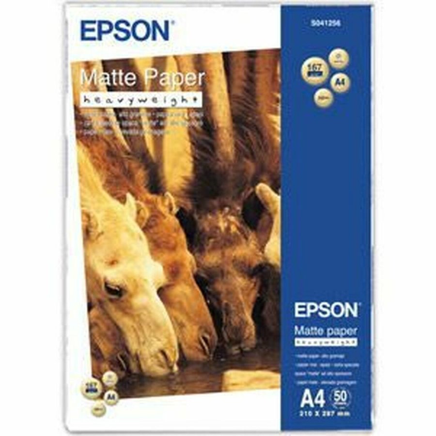 Lamineret tape til mrkningsmaskiner Epson Hvid (50 enheder) #1