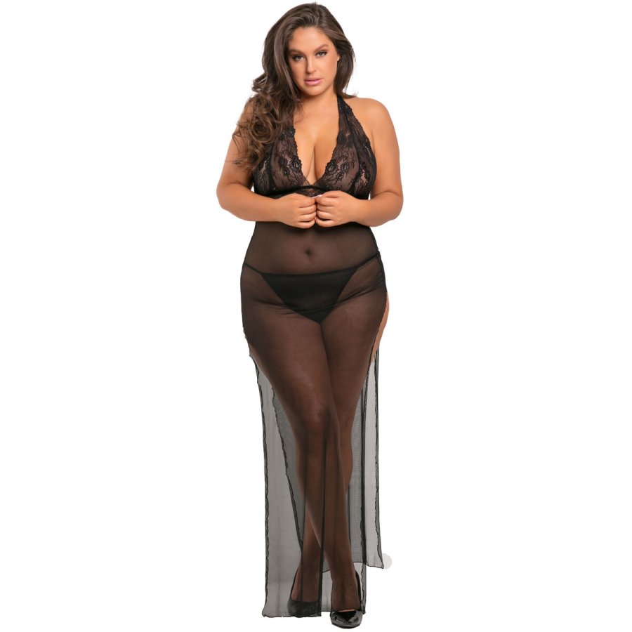 Kjole Ren� Rof� Sort (XL/XXL) #4