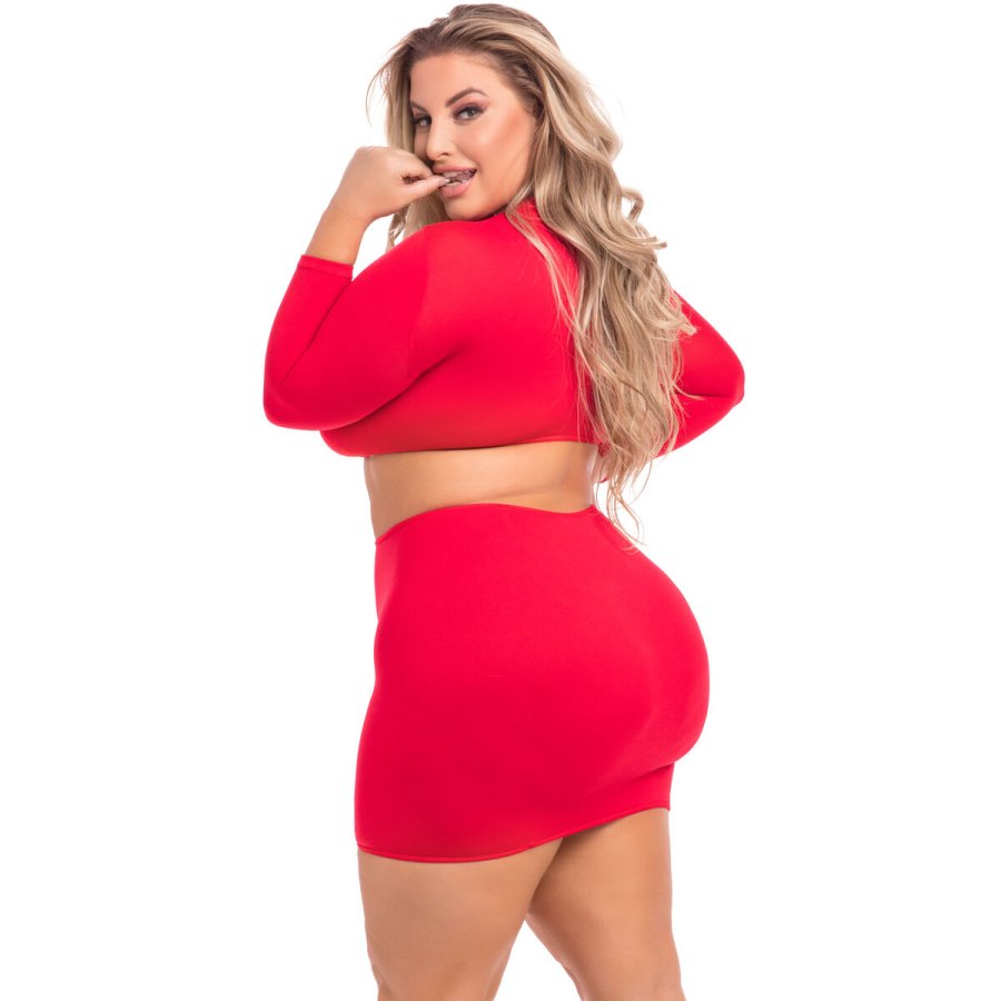 Undert�j S�t Pink Lipstick R�d (3XL/4XL) #4