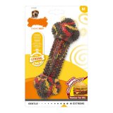 Hund Bidering Nylabone Strong Chew Bacon Ost Burger Gummi Strrelse M #1