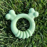 Hund Bidering Nylabone SENSORY TACTILE RING Grn Jordnddesmr Kylling S #4