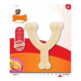 Hund Bidering Nylabone Extreme Chew Wishbone Strrelse M Kylling Nylon #1