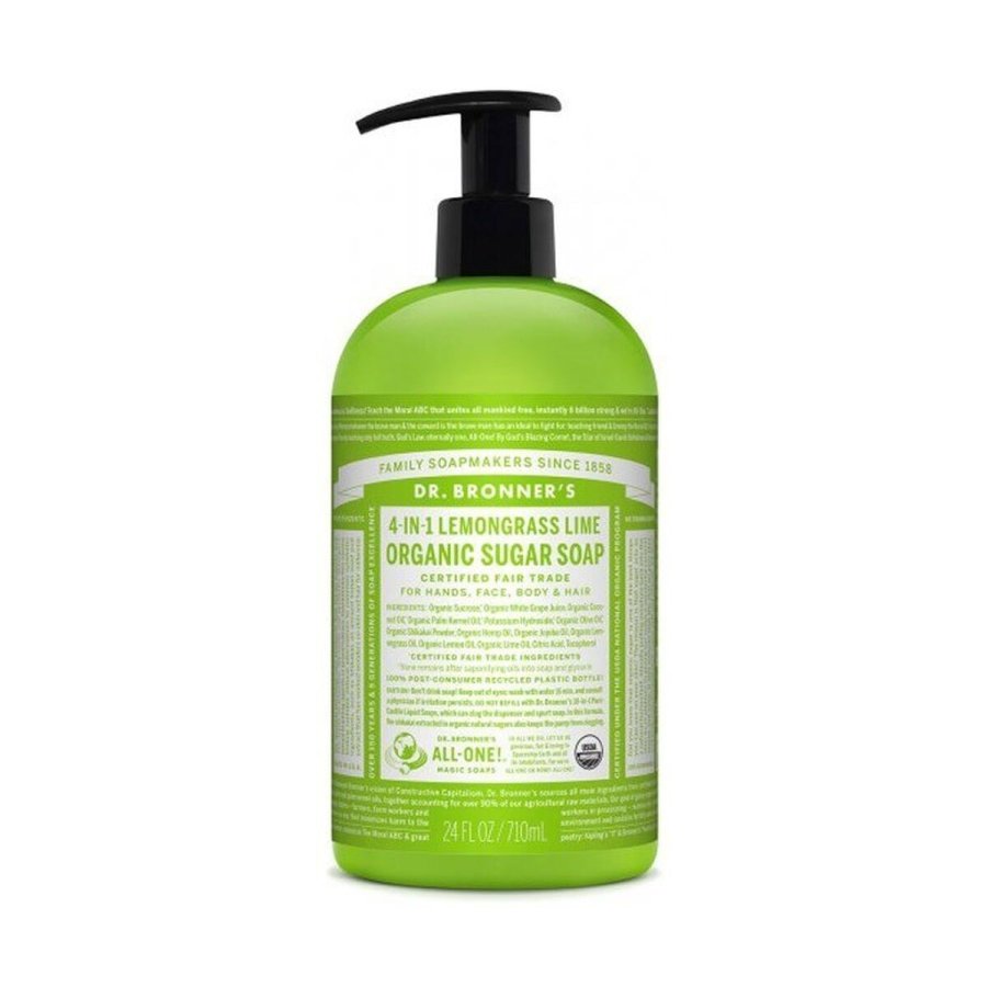 Flydende sbe Dr Bronner's Lemongrass Lime 710 ml #1