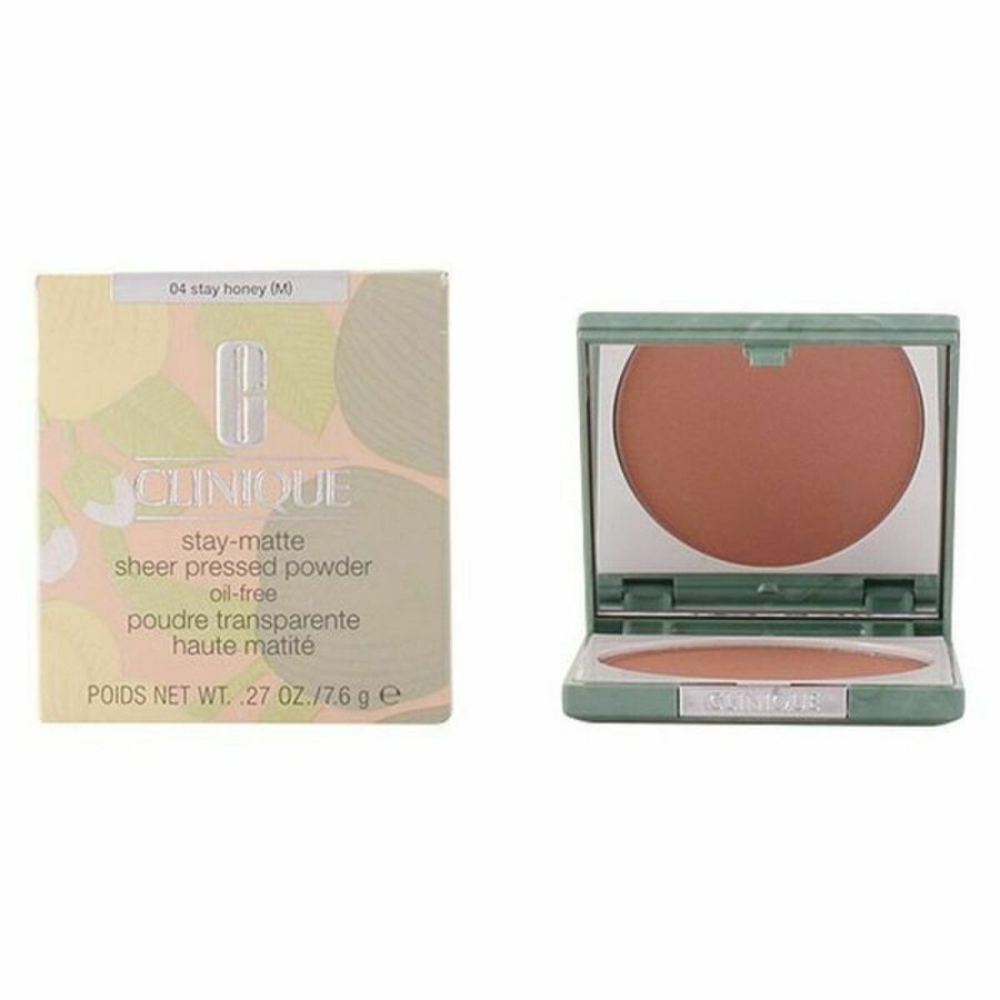 Kompakte pulvere Clinique Stay Beige Stay-Matte Sheer Pressed Powder 7,6 g Beige 3 #4