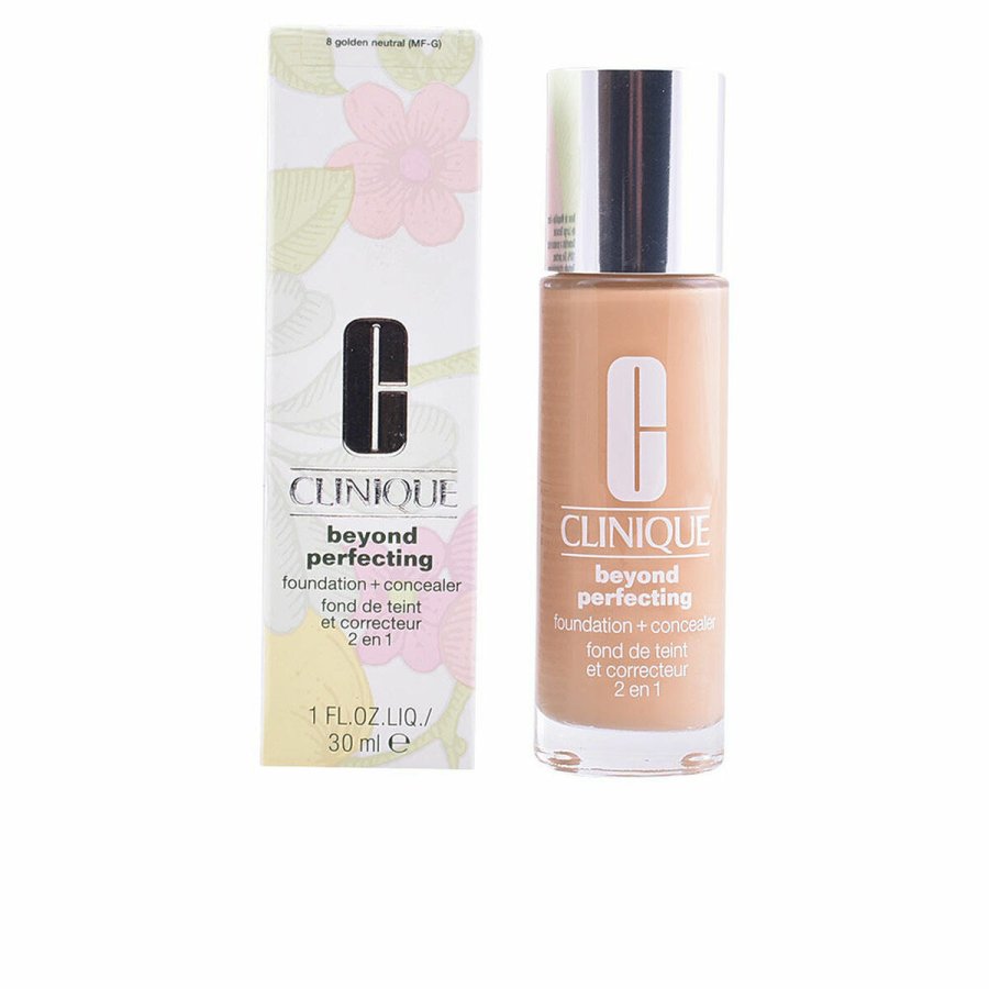 Flydende makeup foundation Clinique Beyond Perfecting 8-golden neutral 2-i-1 (30 ml) #1