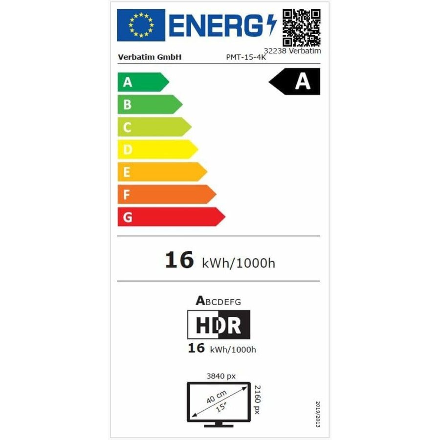 Skrm Verbatim 32239 4K Ultra HD 17,3