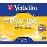 DVD-RW Verbatim Matt Silver 5 enheder 4x 4,7 GB #1