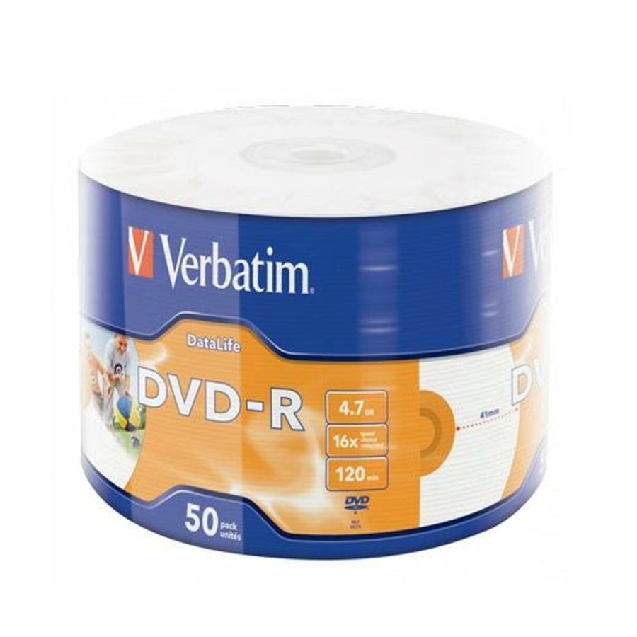 DVD-R Verbatim 50 enheder 4,7 GB 16x #1