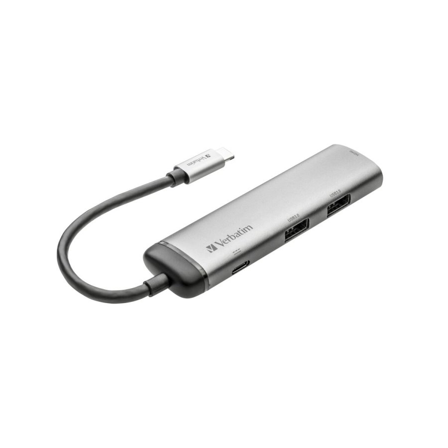 USB Hub Verbatim S�lvfarvet #1