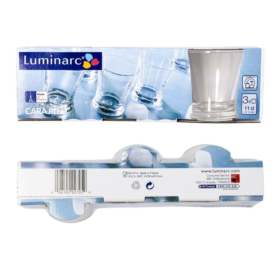 Shot glas Luminarc Carajillo Gennemsigtig Glas 110 ml 3 Dele #4