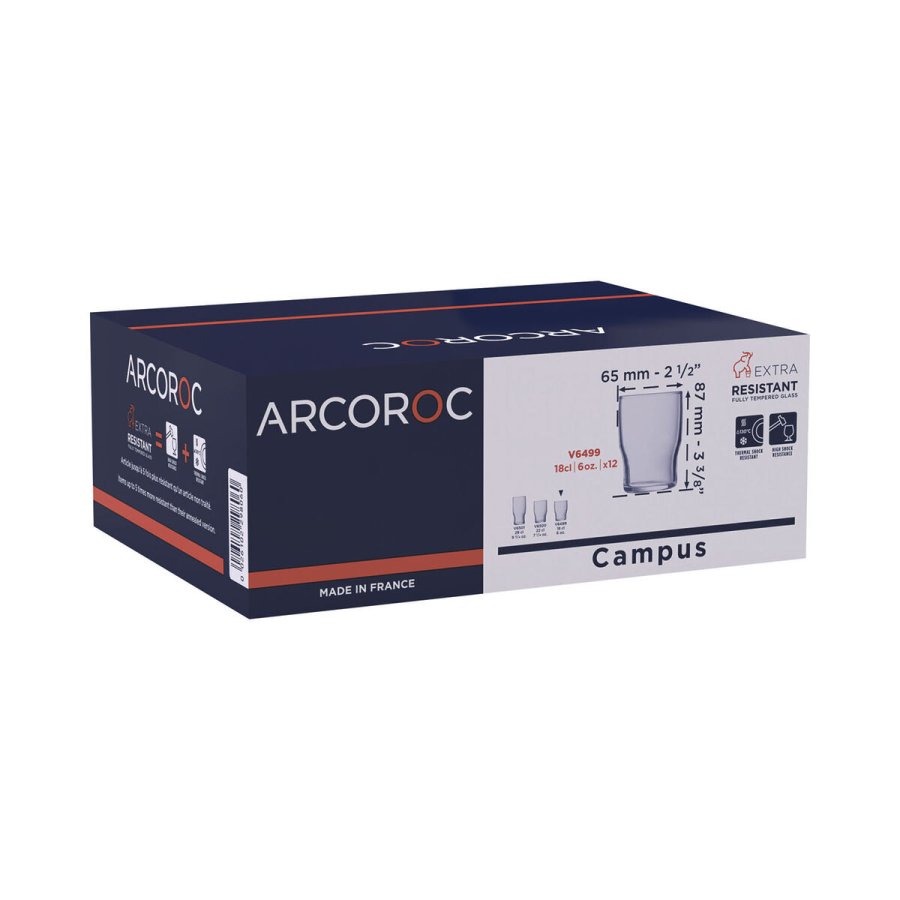 Glas Arcoroc Campus Gennemsigtig Glas 180 ml #1