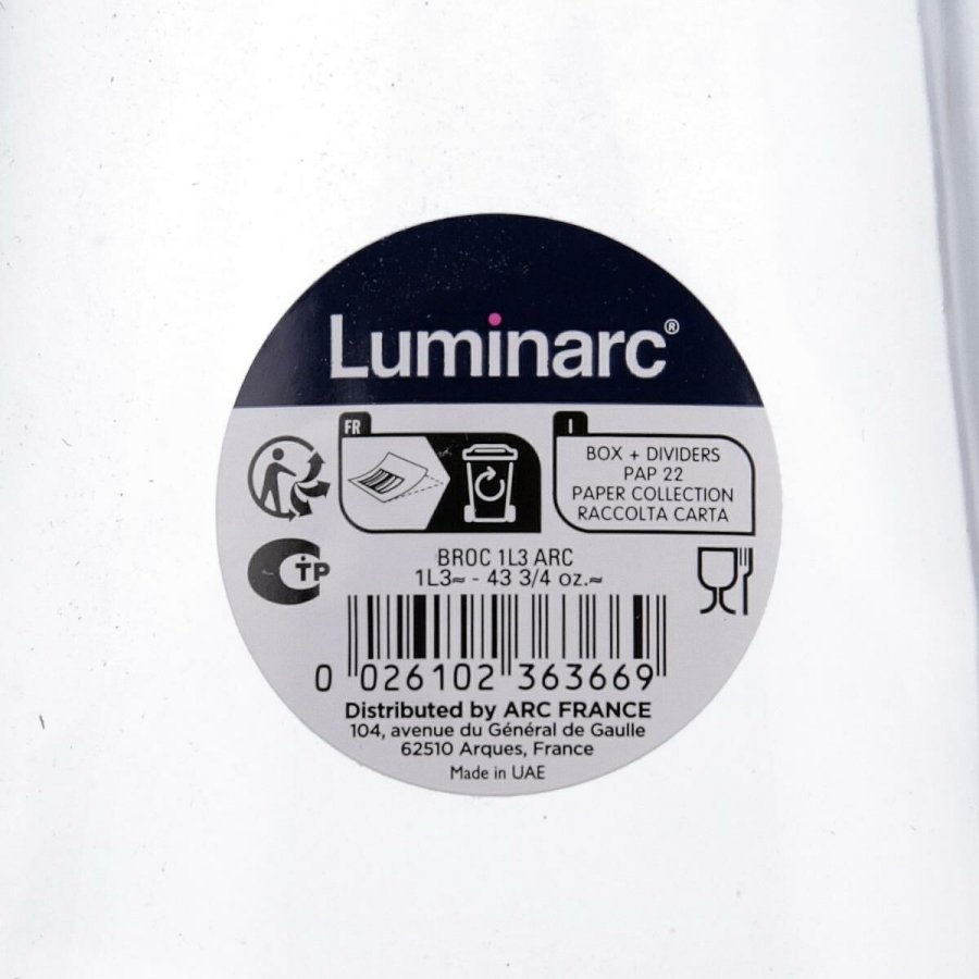 Kande Luminarc Tivoli Gennemsigtig Glas (1,6L) #7
