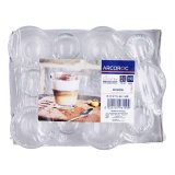 plade Arcoroc Restaurant Kaffe Hvid Glas 6 Dele #7