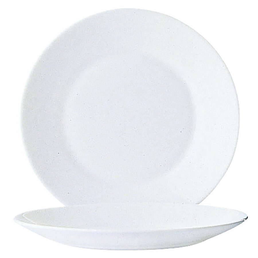 Desserttallerken Arcoroc Restaurant 6 enheder Hvid Glas ( 19,5 cm) #1