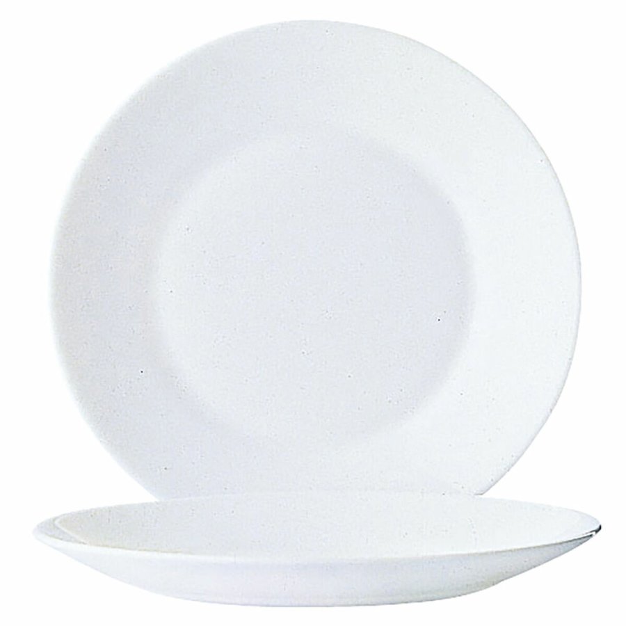 plade Arcoroc 22522 Hvid Glas 23,5 cm (6 uds) #7