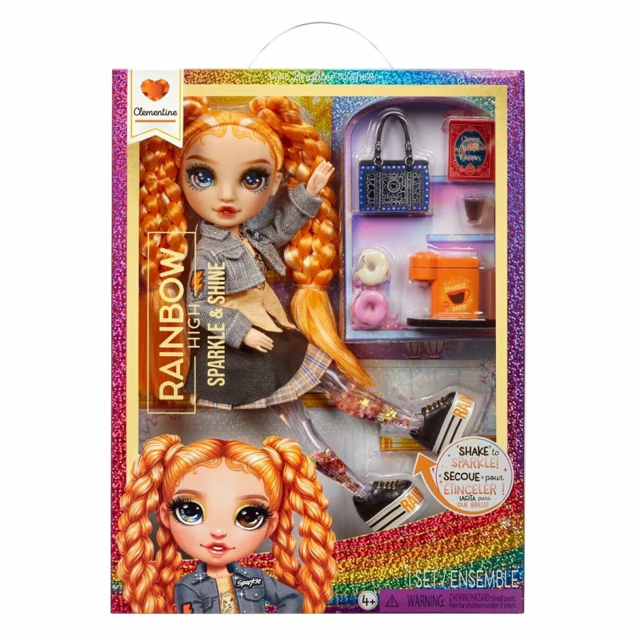 Babydukke med tilbehr Rainbow High Sparkle & Shine #1