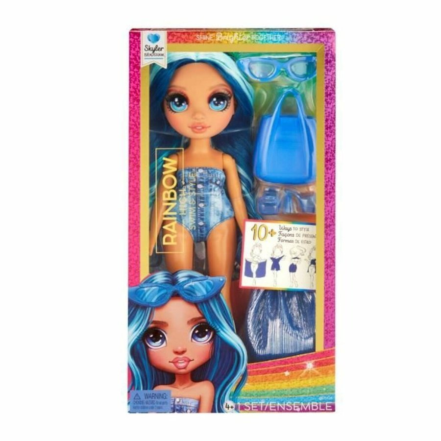 Baby dukke Rainbow High Swim & Style Doll - Skyler (Blue) #5