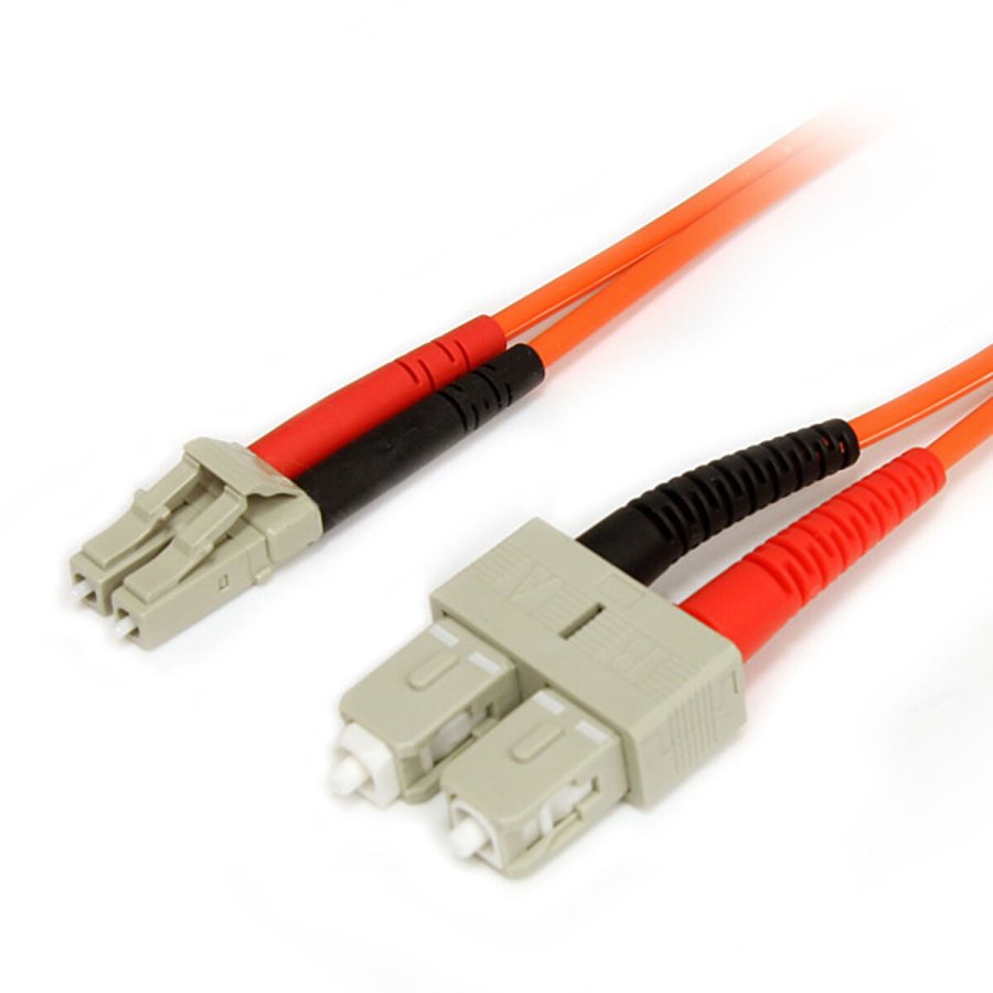 Kabel med optisk fiber Startech FIBLCSC2 2 m Orange #1