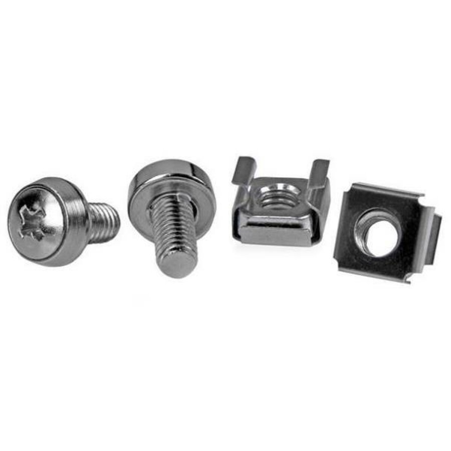 Holder Startech CABSCREWM6 Slvfarvet Rustfrit stl (50 enheder) #5
