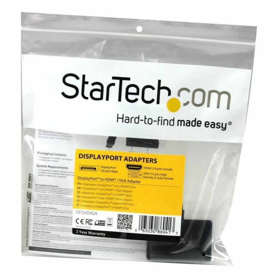 DisplayPort til HDMI-adapter Startech DP2HDVGA Sort #4
