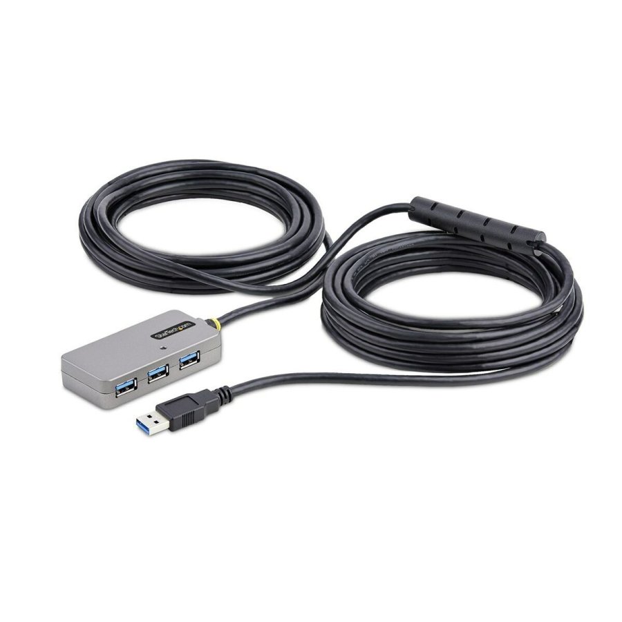 USB Hub Startech U01043-USB-EXTENDER Sort S�lvfarvet #1