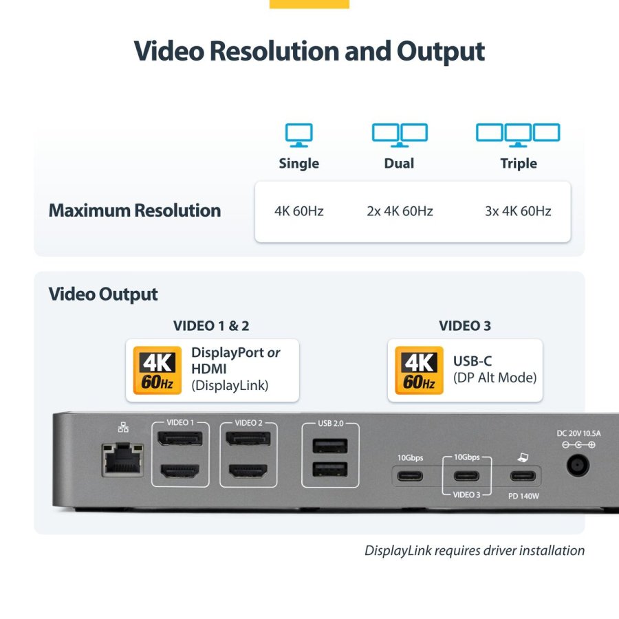 USB Hub Startech DK30C2DPEPRUE Gr #5