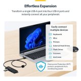 USB Hub Startech H5A4A-USB-HUB-2 Sort #4