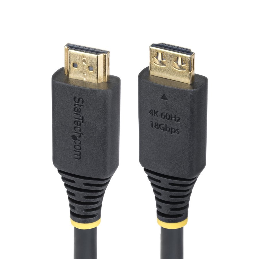 HDMI-kabel Startech HDMI2-CABLE-GRIP-50C Sort 50 cm #1