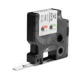 Lamineret tape til mrkningsmaskiner Dymo 18053 Hvid/Sort Sort/Hvid 9 mm #3