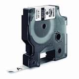 Lamineret tape til mrkningsmaskiner Dymo 18482 Hvid #1