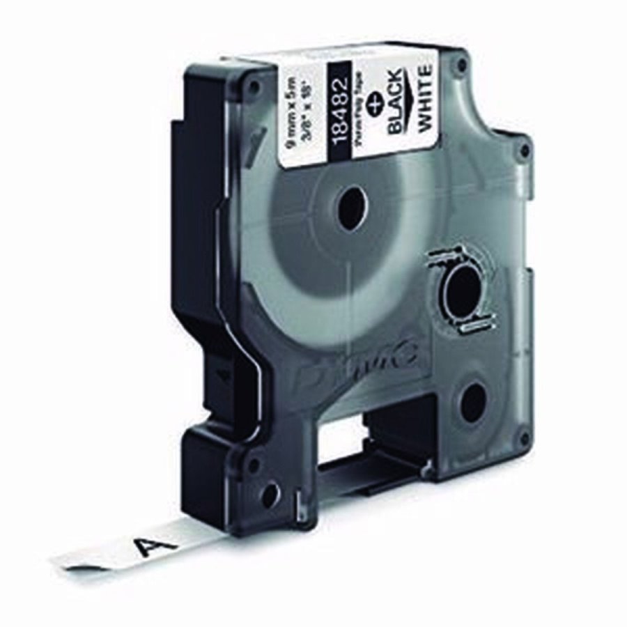 Lamineret tape til mrkningsmaskiner Dymo 18482 Hvid #1