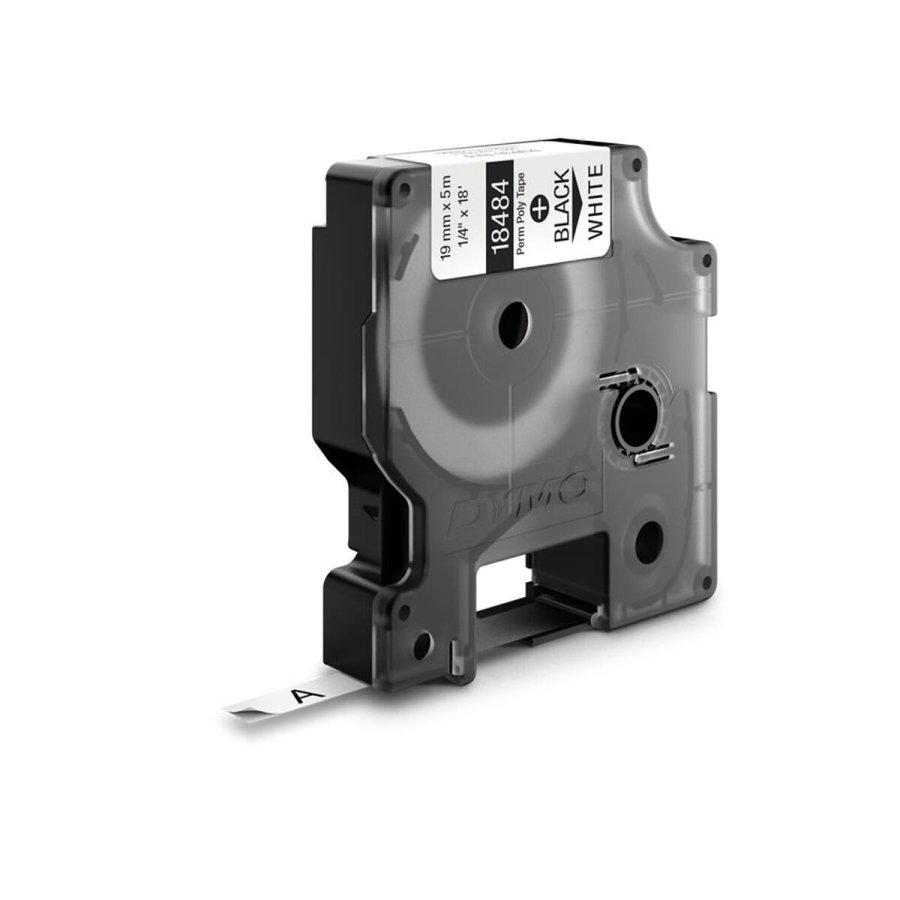 Lamineret tape til mrkningsmaskiner Dymo 18484 Hvid Multifarvet Sort/Hvid 24 mm #3