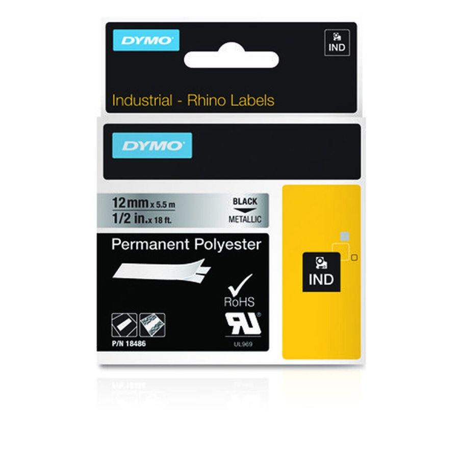 Lamineret tape Dymo 18486 Multifarvet #1