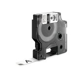 Lamineret tape til mrkningsmaskiner Dymo 18488 Hvid Sort/Hvid 12 mm #1