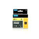 Lamineret tape til mrkningsmaskiner Dymo Nylon Flexible IND Multifarvet Sort/Gul #1